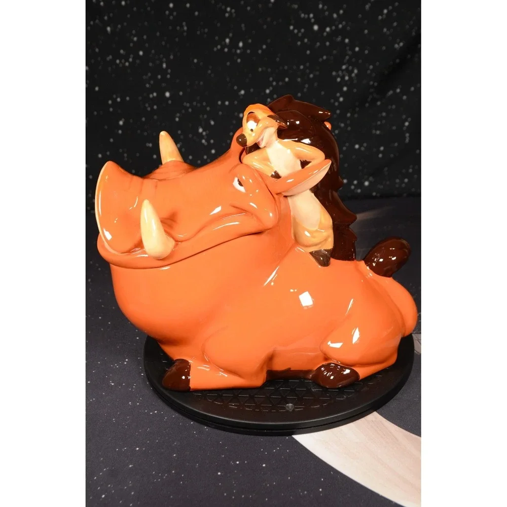 RARE Disney Auctions Pumbaa & Timon Limited Edition 350 Made‎ Cookie Jar BOX